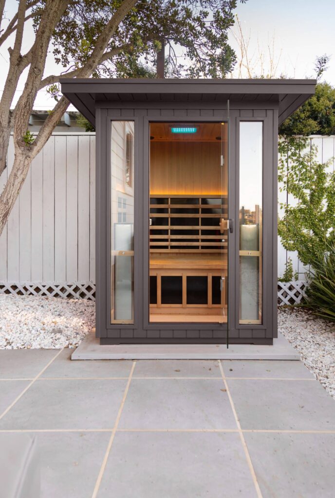 jacuzzi® infrared saunas - outdoor sauna